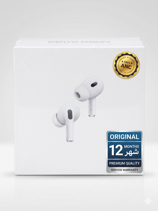 Premium Wireless ANC Earbuds with Charging Case – Bluetooth Stereo Earphones